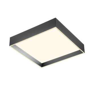 HOVER modern LED mennyezeti lámpa, matt fekete, 30W, CCT, 2617lm