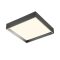 HOVER modern LED mennyezeti lámpa, matt fekete, 30W, CCT, 2617lm