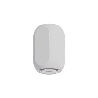 CRISP modern LED fali lámpa, matt fehér, 7.5W, 2700K, 400lm, TRIAC dimmelhető