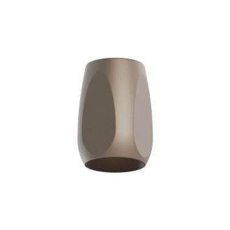 CRISP modern LED mennyezeti lámpa, ezüstös kávébarna, 10.5W, 2700/3000K, 510lm, TRIAC dimmelhető