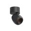 CRISP modern LED fali/mennyezeti lámpa, matt fekete, 8W, 2700/3000K, 404lm, TRIAC dimmelhető