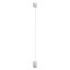 CRISP modern LED függőlámpa, matt fehér, 10.5W, 2700/3000K, 807lm, TRIAC dimmelhető