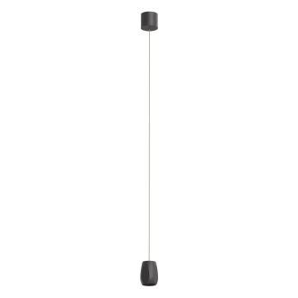 CRISP modern LED függőlámpa, matt fekete, 10.5W, 2700/3000K, 807lm, TRIAC dimmelhető