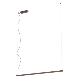 CRISP modern LED függőlámpa, szálcsiszolt barna, 36W, 2700K, 2335lm, TRIAC dimmelhető