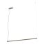 CRISP modern LED függőlámpa, ezüstös kávébarna, 41W, 2700K, 2720lm, TRIAC dimmelhető