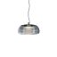 ONDULA modern LED függőlámpa, füstszínű/matt fekete, 12W, 2700/3000K, 1318lm, TRIAC dimmelhető