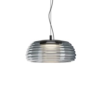 ONDULA modern LED függőlámpa, matt fekete, 16W, 2700/3000K, 1686lm, TRIAC dimmelhető