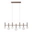 BOLLA modern LED függőlámpa, matt kávébarna, 32W, 2700/3000K, 2273lm, TRIAC dimmelhető