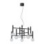 BOLLA modern LED függőlámpa, matt fekete, 42W, 2700/3000K, 3117lm, TRIAC dimmelhető