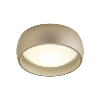 POLL modern LED mennyezeti lámpa, ezüstös kávébarna, 20W, 2700K, 1084lm, TRIAC dimmelhető