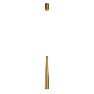 BOTERA modern LED függőlámpa, antik sárgaréz, 10W, 3000K, 1024lm