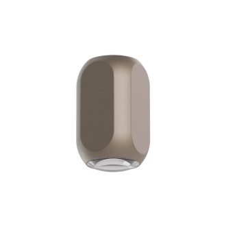 CRISP modern LED fali lámpa, ezüstös kávébarna, 7.5W, 3000K, 414lm, TRIAC dimmelhető