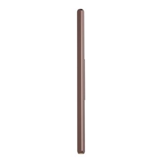 CRISP modern LED fali lámpa, szálcsiszolt barna, 6.6W, 3000K, 648lm, 60 cm