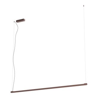 CRISP modern LED függőlámpa, szálcsiszolt barna, 48W, 3000K, 3196lm, TRIAC dimmelhető