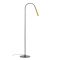 DRILL modern LED állólámpa, óarany, 8W, 3000K, 510lm, flexibilis karral