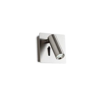 TOMIX modern LED fali lámpa, szatén nikkel, 3W, 2700K, 125lm