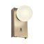 NORMA modern LED fali lámpa, antik bronz, 5W, 2700K, 308lm