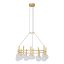 BOLLA modern LED függőlámpa, matt arany, 53W, 2700/3000K, 4011lm, TRIAC dimmelhető