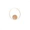 ORBIT modern LED fali/mennyezeti lámpa, bronz, 4000K, Ø40 cm, TRIAC dimmelhető