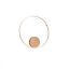 ORBIT modern LED fali/mennyezeti lámpa, bronz, 3000K, Ø60 cm, DALI dimmelhető