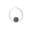 ORBIT modern LED fali/mennyezeti lámpa, matt fekete, 3000K, Ø60 cm, TRIAC dimmelhető
