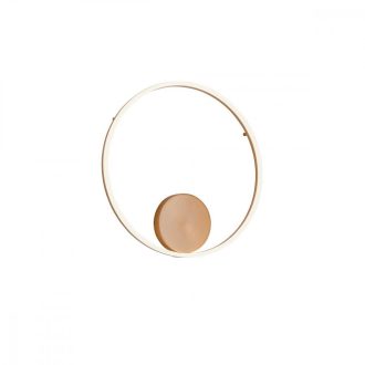ORBIT modern LED fali/mennyezeti lámpa, bronz, 4000K, Ø60 cm, TRIAC dimmelhető