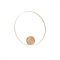 ORBIT modern LED fali/mennyezeti lámpa, bronz, 3000K, Ø80 cm, DALI dimmelhető