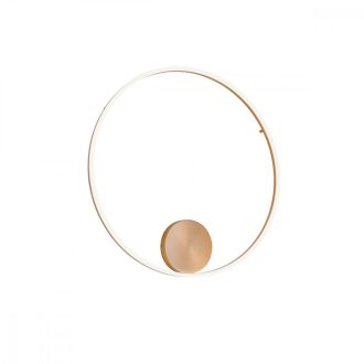 ORBIT modern LED fali/mennyezeti lámpa, bronz, 4000K, Ø80 cm, DALI dimmelhető