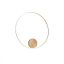 ORBIT modern LED fali/mennyezeti lámpa, bronz, 4000K, Ø80 cm, DALI dimmelhető