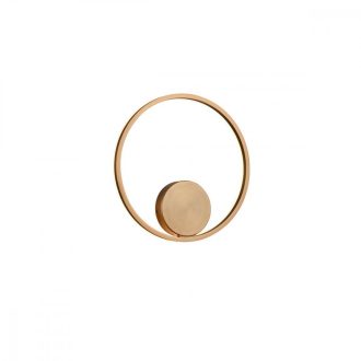 ORBIT modern LED fali/mennyezeti lámpa, bronz, 3000K, Ø40 cm, DALI dimmelhető