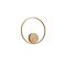 ORBIT modern LED fali/mennyezeti lámpa, bronz, 3000K, Ø40 cm, TRIAC dimmelhető