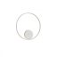ORBIT modern LED fali/mennyezeti lámpa, fehér, 3000K, Ø60 cm, DALI dimmelhető