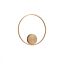 ORBIT modern LED fali/mennyezeti lámpa, bronz, 3000K, Ø60 cm, DALI dimmelhető