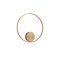 ORBIT modern LED fali/mennyezeti lámpa, bronz, 3000K, Ø60 cm, TRIAC dimmelhető