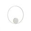ORBIT modern LED fali/mennyezeti lámpa, fehér, 3000K, Ø80 cm, DALI dimmelhető