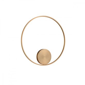 ORBIT modern LED fali/mennyezeti lámpa, bronz, 3000K, Ø80 cm, TRIAC dimmelhető