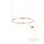 ORBIT modern LED függőlámpa, bronz, 3000K, Ø60 cm, TRIAC dimmelhető
