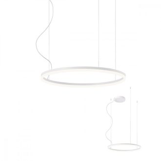 ORBIT modern LED függőlámpa, fehér, 4000K, Ø60 cm, DALI dimmelhető