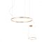 ORBIT modern LED függőlámpa, bronz, 4000K, Ø60 cm, DALI dimmelhető