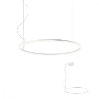 ORBIT modern LED függőlámpa, fehér, 4000K, Ø80 cm, DALI dimmelhető