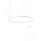 ORBIT modern LED függőlámpa, fehér, 4000K, Ø80 cm, DALI dimmelhető