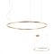 ORBIT modern LED függőlámpa, bronz, 4000K, Ø100 cm, DALI dimmelhető