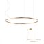 ORBIT modern LED függőlámpa, bronz, 4000K, Ø100 cm, DALI dimmelhető