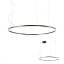 ORBIT modern LED függőlámpa, matt fekete, 4000K, Ø100 cm, DALI dimmelhető