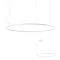 ORBIT modern LED függőlámpa, fehér, 4000K, Ø120 cm, DALI dimmelhető