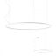 ORBIT modern LED függőlámpa, fehér, 4000K, Ø120 cm, TRIAC dimmelhető