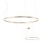 ORBIT modern LED függőlámpa, bronz, 4000K, Ø120 cm, TRIAC dimmelhető