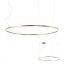 ORBIT modern LED függőlámpa, bronz, 4000K, Ø120 cm, TRIAC dimmelhető