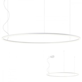 ORBIT modern LED függőlámpa, fehér, 3000K, Ø150 cm, DALI dimmelhető
