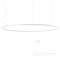 ORBIT modern LED függőlámpa, fehér, 3000K, Ø150 cm, TRIAC dimmelhető